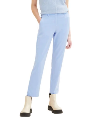Tom Tailor Spodnie materiałowe 1035887 Błękitny