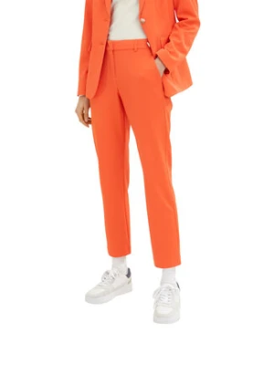 Tom Tailor Spodnie materiałowe 1035887 Pomarańczowy