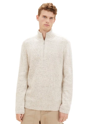 Tom Tailor Sweter w kolorze beżowym rozmiar: S