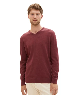 Tom Tailor Sweter w kolorze bordowym rozmiar: M