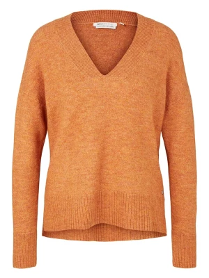Tom Tailor Sweter w kolorze jasnobrązowym rozmiar: L