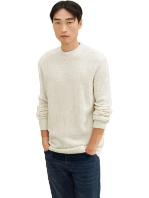 Tom Tailor Sweter w kolorze kremowym rozmiar: M