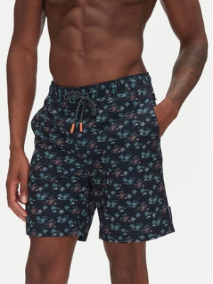 Tom Tailor Szorty kąpielowe 1045070 Granatowy Regular Fit