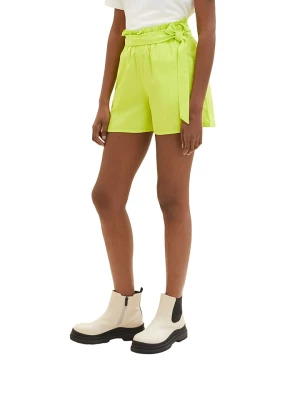 Tom Tailor Szorty w kolorze limonkowym rozmiar: M