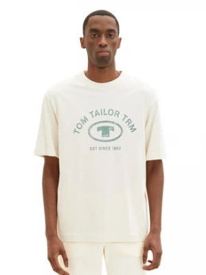 Tom Tailor T-Shirt 1035618 Beżowy Regular Fit