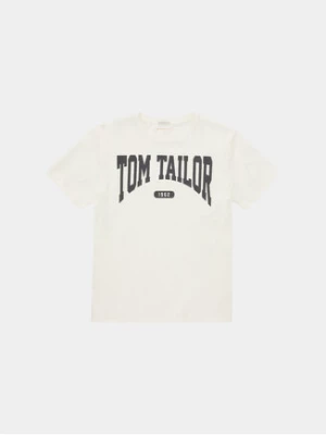 Tom Tailor T-Shirt 1037515 Biały Regular Fit