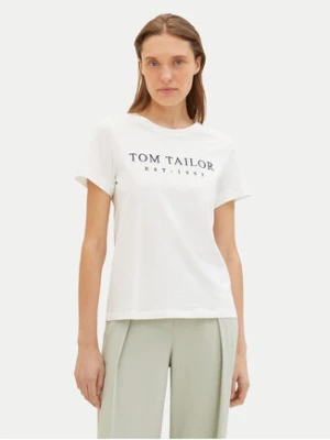 Tom Tailor T-Shirt 1041288 Biały Regular Fit
