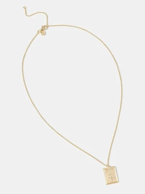 Tom Wood naszyjnik srebrny pozłacany Tarot Lovers Pendant Gold