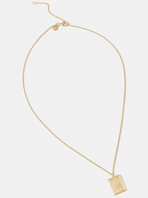 Tom Wood naszyjnik srebrny pozłacany Tarot Strength Pendant