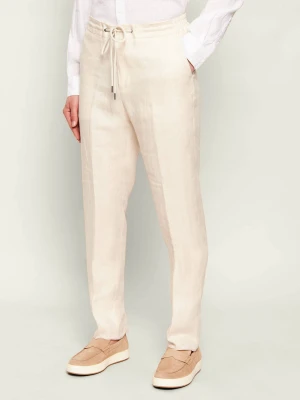 Tombolini Lniane spodnie | Regular Fit