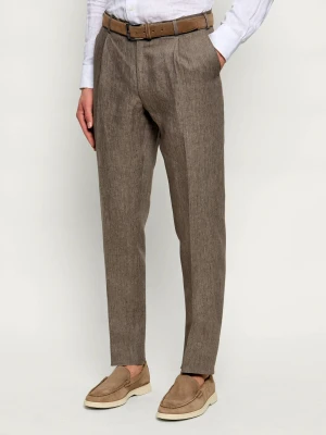 Tombolini Lniane spodnie | Tapered fit