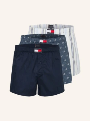 Tommy Hilfiger 3-Pak Bokserki Z Siateczką blau