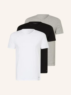 Tommy Hilfiger 3-Pak Koszulek Z Dekoltem W Serek grau