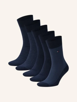 Tommy Hilfiger 5 Par Skarpet W Pudełku Prezentowym blau