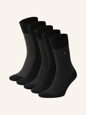 Tommy Hilfiger 5 Par Skarpet W Pudełku Prezentowym schwarz