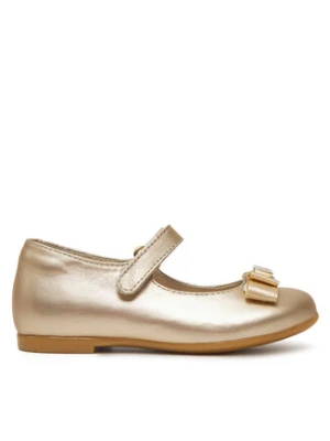 Tommy Hilfiger Baleriny Ballerina T1A3-33927-0220 S Złoty
