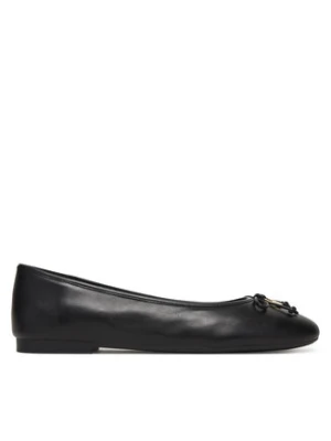 Tommy Hilfiger Baleriny Smooth Lthr Ballet FW0FW09006 Czarny