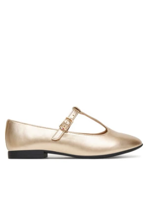 Tommy Hilfiger Baleriny T3A3-34001-1372 D Złoty