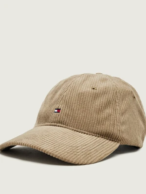 Tommy Hilfiger Bejsbolówka Cord 6 | sztruks beżowy
