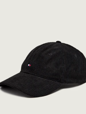 Tommy Hilfiger Bejsbolówka Cord 6 | sztruks czarny