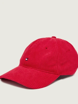 Tommy Hilfiger Bejsbolówka Cord 6 | sztruks czerwony