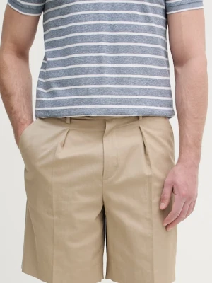 Tommy Hilfiger bermudy męskie z dodatkiem lnu NEW YORK