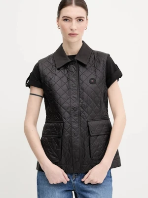 Tommy Hilfiger bezrękawnik damski kolor czarny przejściowy WW0WW45638