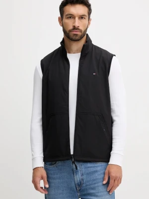 Tommy Hilfiger bezrękawnik kolor czarny przejściowy MW0MW39515