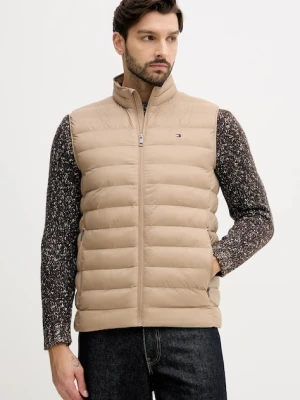 Tommy Hilfiger bezrękawnik męski kolor beżowy przejściowy MW0MW37677