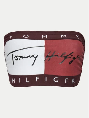 Tommy Hilfiger Biustonosz bezfiszbinowy UW0UW05608 Bordowy