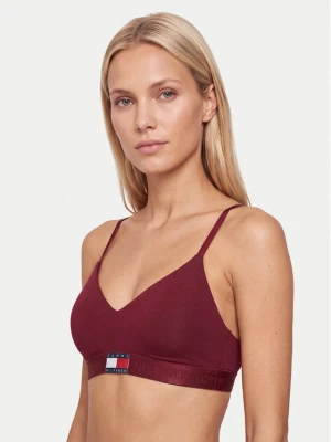 Tommy Hilfiger Biustonosz braletka UW0UW06673 Czerwony ciemny