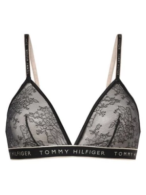 Tommy Hilfiger Biustonosz damski na fiszbinach Kobiety niebieski jednolity,