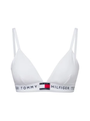 Tommy Hilfiger Biustonosz damski na fiszbinach - Triangle Kobiety Bawełna biały,