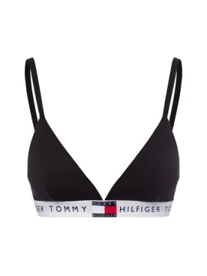 Tommy Hilfiger Biustonosz damski na fiszbinach - Triangle Kobiety Bawełna czarny,