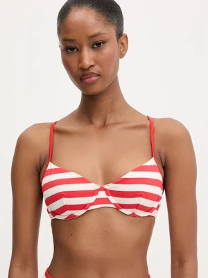 Tommy Hilfiger biustonosz kąpielowy damski czerwony