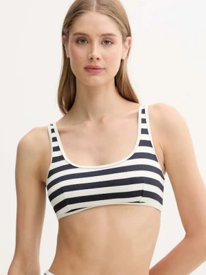 Tommy Hilfiger biustonosz kąpielowy kolor granatowy miękka miseczka UW0UW05807
