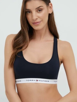 Tommy Hilfiger biustonosz kolor granatowy gładki UW0UW03820