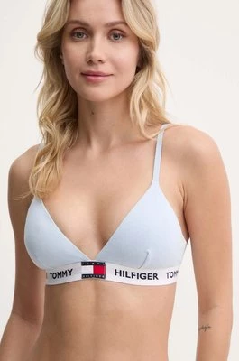 Tommy Hilfiger biustonosz kolor niebieski gładki UW0UW05607