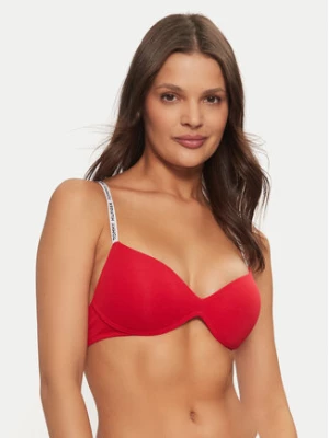 Tommy Hilfiger Biustonosz push-up UW0UW05606 Czerwony