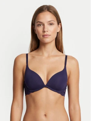 Tommy Hilfiger Biustonosz push-up UW0UW06051 Granatowy