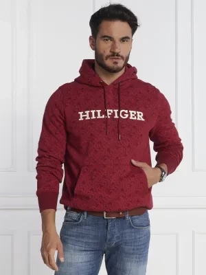 Tommy Hilfiger Bluza AOP MONOGRAM HOODY | Regular Fit