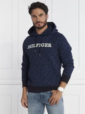 Tommy Hilfiger Bluza AOP MONOGRAM HOODY | Regular Fit