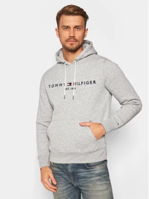 Tommy Hilfiger Bluza Core Logo MW0MW10752 Szary Regular Fit