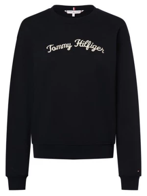 Tommy Hilfiger Bluza damska Kobiety Bawełna niebieski jednolity,