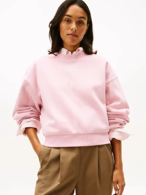 Zdjęcie produktu Tommy Hilfiger Bluza Kobiety Materiał dresowy różowy