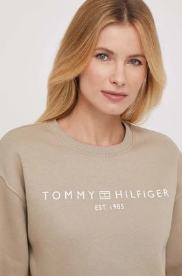 Tommy Hilfiger bluza damska kolor beżowy WW0WW39791