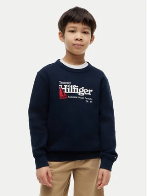 Tommy Hilfiger Bluza Embroidery Graphic KB0KB10506 Granatowy Regular Fit