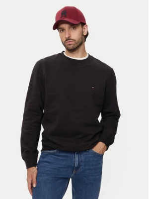 Tommy Hilfiger Bluza Essential MW0MW37232 Czarny Regular Fit