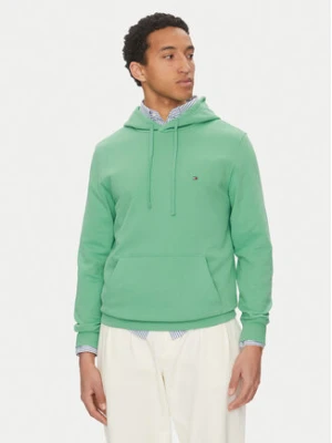 Tommy Hilfiger Bluza Essential MW0MW37235 Zielony Regular Fit