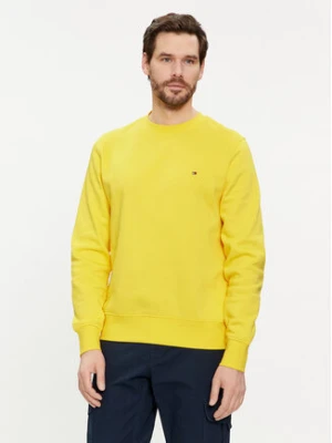 Tommy Hilfiger Bluza Flag Logo MW0MW32735 Żółty Regular Fit